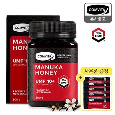 콤비타 UMF10+ 마누카꿀 500G + 증정(꿀스틱 7입, 쇼핑백)