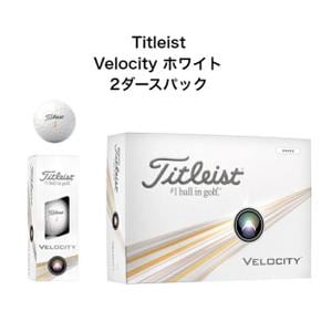 5773062 타이틀리스트 Velocity 화이트 벨로시티 2 다스 골프공 2024년 최신  TA3472850