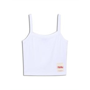 MICHIKO LABEL SLEEVELESS TOP WHITE