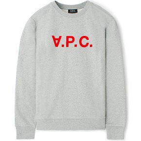 22FW 아페쎄 VPC로고맨투맨 멜란지그레이COECQ H27749