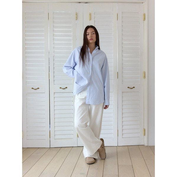 [리퍼브] Classic oversized oxford shirts_ stripe