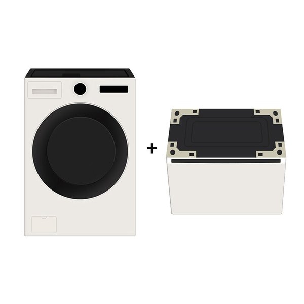 트롬 오브제컬렉션 트윈워시 드럼세탁기 + 미니세탁기 FG24ENX 전국배송