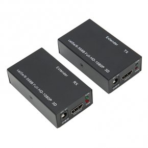 HD AV HDMI FHD 3D 1080P 60Hz 24AWG CAT5e  6  7 RJ45 60m 익스텐더, 멀티미디어 익스텐더 용,