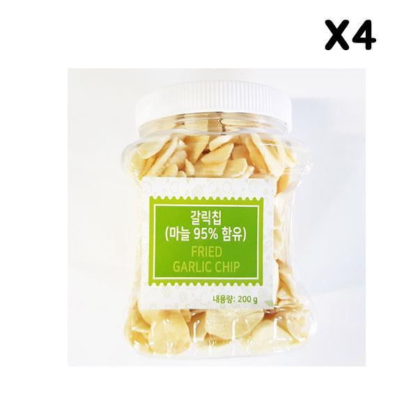 FK 쿠키 갈릭칩 푸드야 200g X4