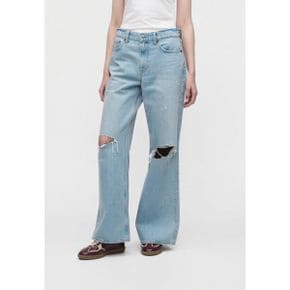 Abercrombie  Fitch 아버크롬비 앤 피치 와이드 레그 - 연청 데님 7878404