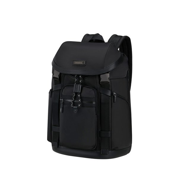 RELYON 백팩 M 15.6 FLAP BLACK KP809003