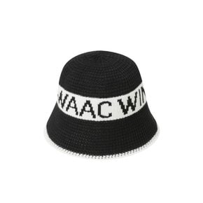 왁[WAAC]골프 (WGRCX24613BKX)Color Block Knit Bucket Hat