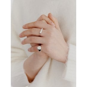 [Silver] Oval Knuckle Ring