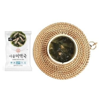  동림 eDELI 즉석국 동결건조 블럭국 사골미역국 10g X 5P