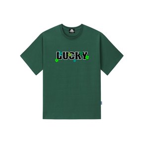 LUCKY CLOVER T-SHIRTS - GREEN