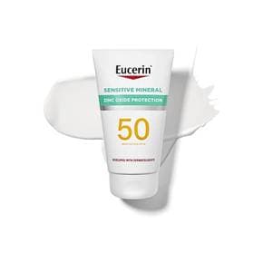 유세린 센서티브 미네랄 선크림 선로션 SPF50 Eucerin Mineral Sunscreen Lotion 4oz