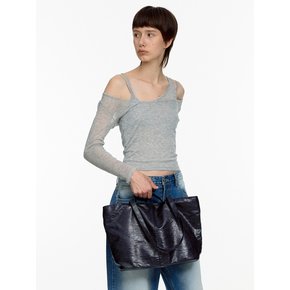 Light 2-way Shopper Bag (dark navy)