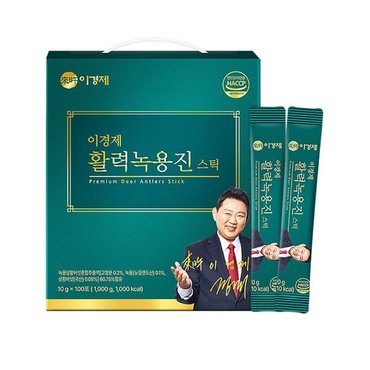  레오 이경제 활력 녹용진 스틱 10gx100포(1,000g)