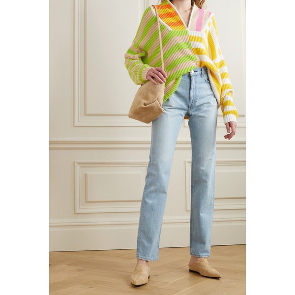 뒤 에스 몽트레져 The Labradorite High-rise Slim-leg Jeans 라이트 데님 33258524072231491