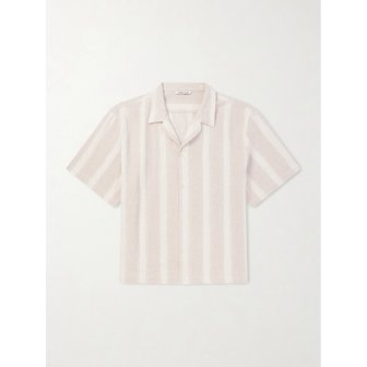 A KIND OF GUISE 어 카인드 오브 가이즈 사마타 스트라이프 코튼 리넨 블렌드 셔츠 46376663162995908