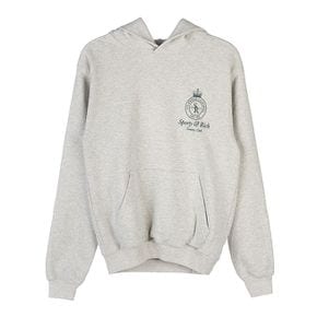 여성 크라운 후드 티셔츠 CROWN HOODIE HEATHER OATMEAL FOREST 46354226