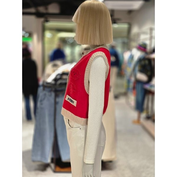 [파주점] 강아지 니트 베스트 BAKVA1611-RD