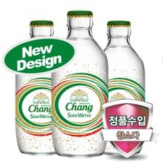 태국 창소다 강한 탄산수 Chang soda 325mlX24(Glass)