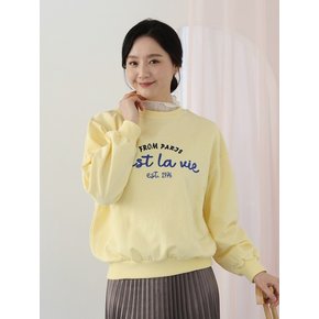세라비 맨투맨 티셔츠 /여성 자수 봄 가을 데일리 UTS105