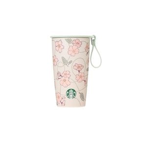 STARBUCKS 스타벅스 SAKURA 2024 스트랩 컵 쉐이프 스테인리스 보틀