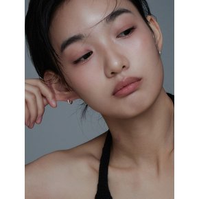 D.silver925 티니 물방울 원터치 귀걸이
