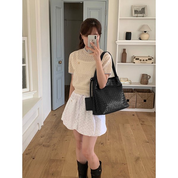 [알로하PICK]ANC WEAVING MESH BAG_BLACK