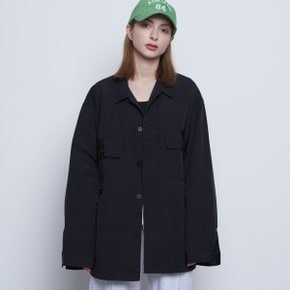 W03 string over jacket black