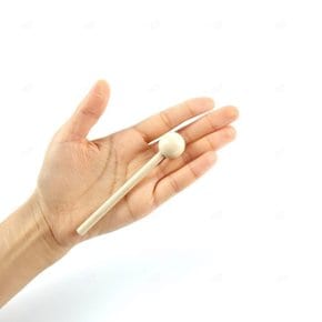 둥근 나무 망치 악기 실로폰 연주 놀이 소품 미니 해머 장도리 목공예 가죽공예 DIY 소품