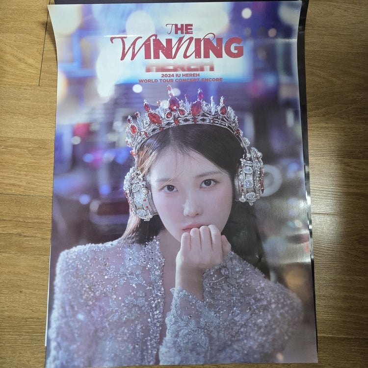 IU CONCERT 3D LP poster A THE WINNING cgv official MD | eBay