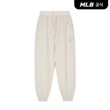 MLB [코리아공식] 여성 스포티브 바시티 하이웨이스트 조거 팬츠 (D.Cream)