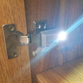 아트박스/에코벨 LED 경첩 센서등/건전지 현관 계단 거실 조명 가로등