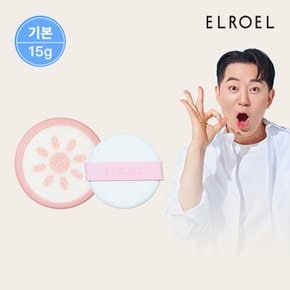 [기본] 엘로엘 피치 핑크 톤업 팡팡 선쿠션 15g 리필_ELROEL