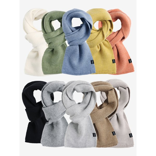[1+1패키지][선물포장가능][남녀공용] 소프트 터치 숏 머플러(10컬러)