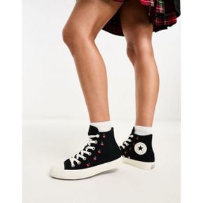 4737059 Converse Chuck Taylor All Star sneakers in black with cherry embroidery