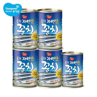 동원에프앤비 [S]꽁치 400g 4캔 + 꽁치 300g 1캔