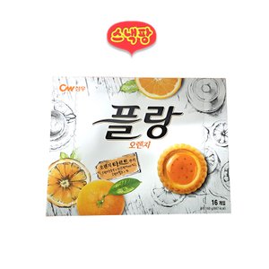  플랑 오렌지 16개입 160g