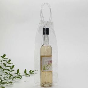 칠링백 PVC 투명 와인 쇼핑백 선물가방 와인칠러