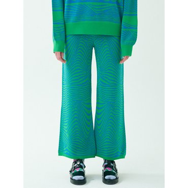 미미카위 PSYCHE KNIT PANTS/GREEN