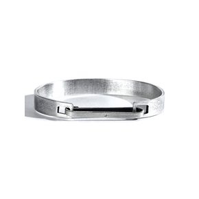 SEWN SWEN SILVER CLIP BANGLE