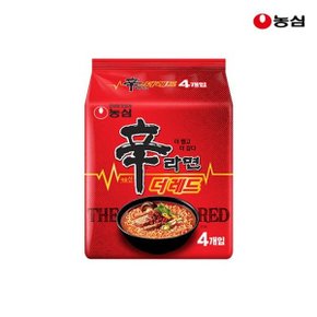 농심 신라면 더레드 125g x 32개입 한정판 매운라면 한박스