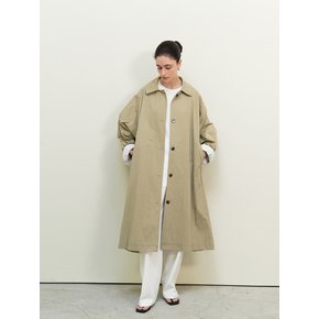 Classic Overfit trench coat - Khaki