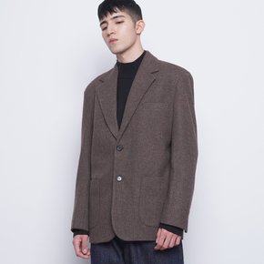 M08 bos wool knit jacket brown