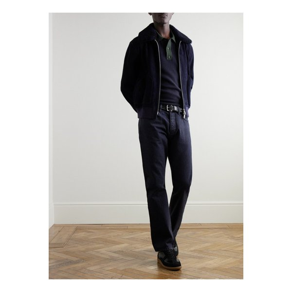 메리노 울 폴로 셔츠 블루 1647597344408424