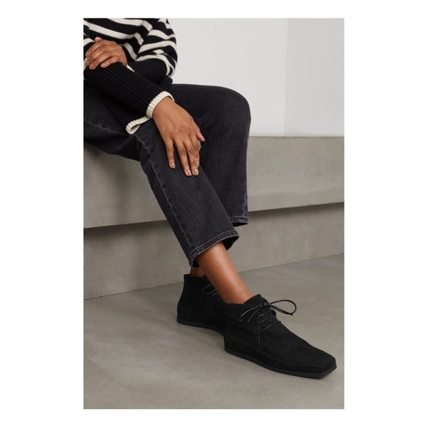 The High Top Suede Loafers 블랙 15546005221978350