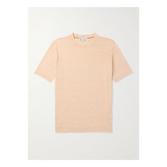 부르넬로쿠치넬리 브루넬로쿠치넬리 리넨 코튼 혼방 티셔츠 오렌지 1647597352981977