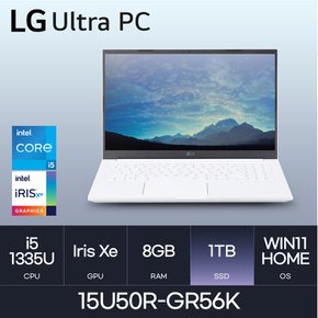 LG전자 울트라PC 15U50R-GR56K (WIN11HOME/SSD 1TB/RAM 8GB) HMC