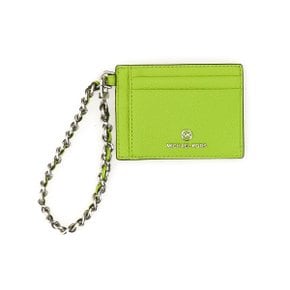 LEATHER CARD HOLDER Wallet 34S3ST9D5L_388BRTLIMEADE GREEN