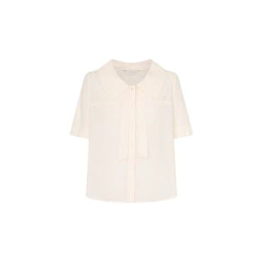 라인어디션 [LINE 라인] (N689) 빅카라 타이 블라우스 (NVBLPG9900)