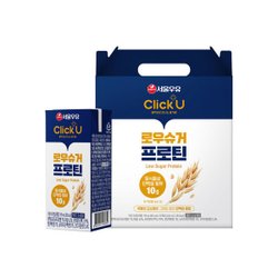 서울우유 클릭유 로우슈거 프로틴190ml x 16개