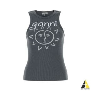 GRAPHIC RIB SUN TANK TOP (T3782 490) (그래픽 리브 썬 탱크 탑)